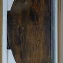 Round Coffee Tables for Living Room, Circle Wood Coffee Table, 2 Tier Industrial Modern Center Table with Thickened Tabletop and Metal Frame, 31.5 inch (Rustic Brown)