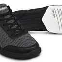 KR Strikeforce Men's Flyer Mesh Bowling Shoe Black/Steel (US Footwear Size System, Adult, Men, Numeric, Medium, 9.5)