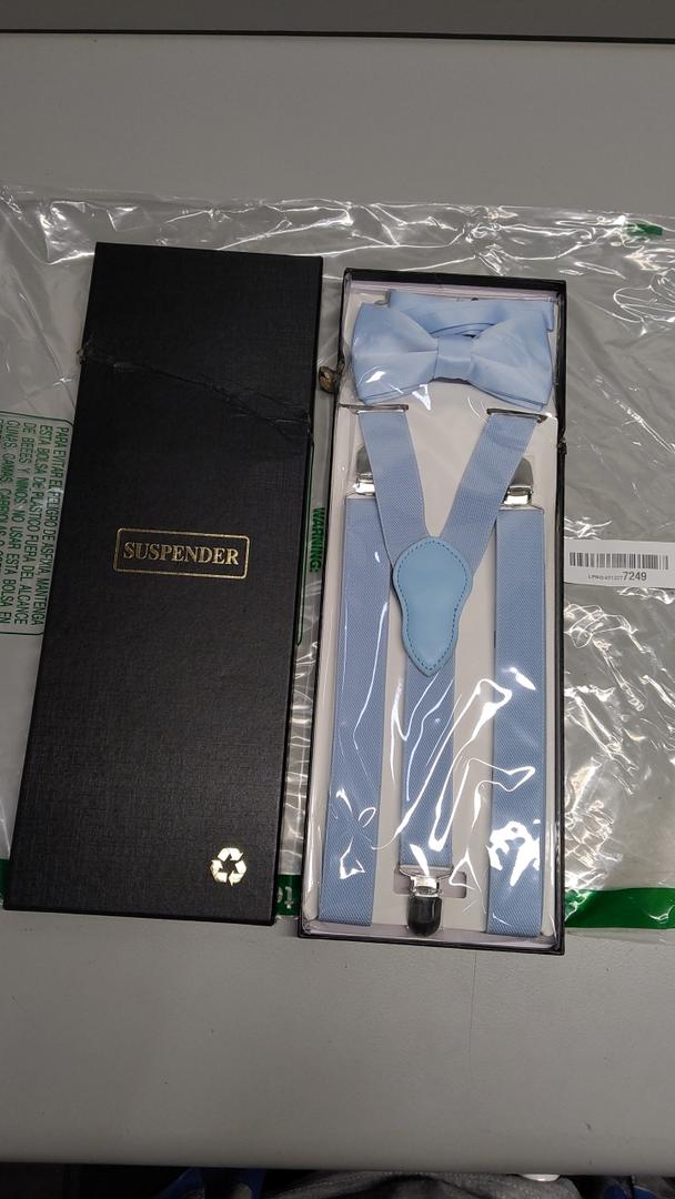 BABY BLUE SUSPENDERS FOR BOY