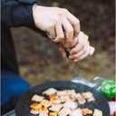 Fire-Maple Camping Griddle Plate | Nonstick Outdoor Portable Grill Pan for Stovetop | BBQ Gas Griddle Pan for Camping Stove Ridged Surfaces 31 X 31cm