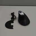 DeLUX Wired Vertical Ergonomic Mouse, with 6 Programmable Buttons, 4200DPI, Removable Palm Rest, Reduces Wrist Pain and Carpal Tunnel for Medium Hands (M618XU-Black)