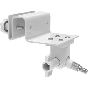 Holicfun Gutter Mount for Ring, Blink, Eufy, and Arlo Outdoor Security Cameras, No-Drill Installation, 360 Adjustable, Weather-Resistant, White