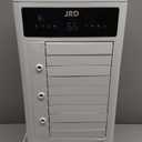 JRD Portable Air Conditioner, Portable Evaporative Air Cooler with Remote, 12H Timer, 4 Ice Pack, 2.4Gal Tank, 4 Mode&3 Speed, Mist Function, Swamp Cooler Cooling Fan for Bedroom Home Office Garage