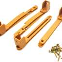 Crib fence Lifter Lifting Rail Connection Set Brown w Screws