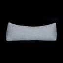 Buckwheat Neck Support Pillow Cervical Neck Cylinder Bolster Pillow,Buckwheat Hulls Adjustable Roll Pillow,Neck Pain Relief for Back and Side Sleepers Round Pillows for Lunch Break Grey, 6*15 inch