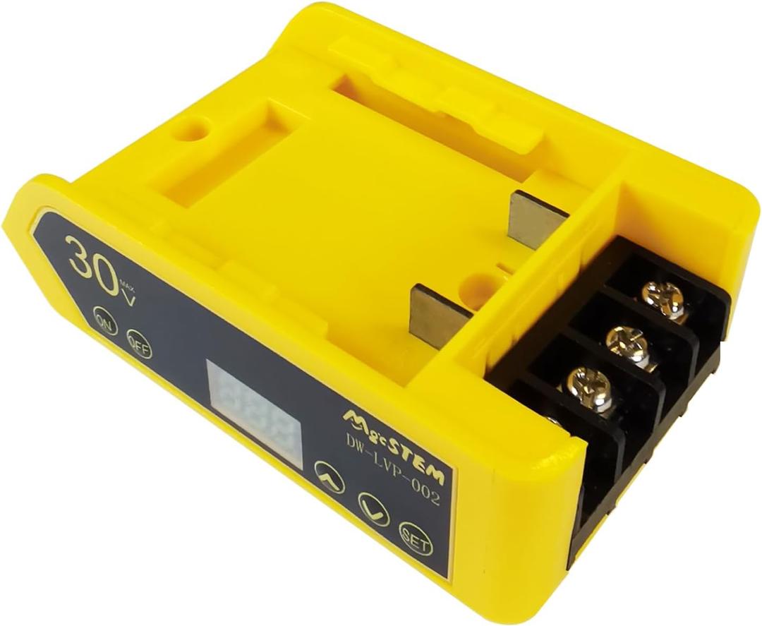 Low Voltage Protection Power Wheels Battery Adapter Compatible for Dewalt Battery Adapter 12V 20V 12V-30V