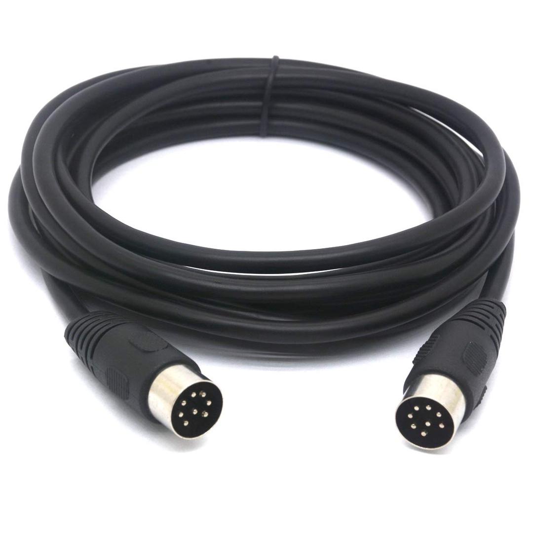 Long 8 PIN DIN Cable Male to Male MIDI Extension Cord for Bang and Olufsen B&O PowerLink mk 2 BeoLab (1.5 Meter)