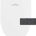 COWAY Bidetmega 200N Electronic Bidet Toilet Seat with Instantaneous Water Heating, Heated Seat and Dryer, Soft Close Lid, Stainless Nozzle, Night Light, Self Cleaning, Remote Control, Elongated