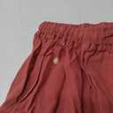TARSE Womens Linen Wide Leg Pants Casual Loose Drawstring Summer Beach Travel Vacation Palazzo Harem Pants with Pockets Large