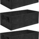 3 Pack Plant Grow Bags,Breathable Fabric Raised Garden Bed,36L/9.5 Gallon 400GSM Heavy Duty Growing Pots for Vegetable,Flowers,Fruit/Flower Planter Containers with Handles