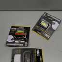 Klein Tools 80174 (2) Rechargeable LED Headlamps with Headlamp Bracket and Fabric Strap, 300 Lumen All-Day Runtime, for Klein Hard Hats, 3-Piece