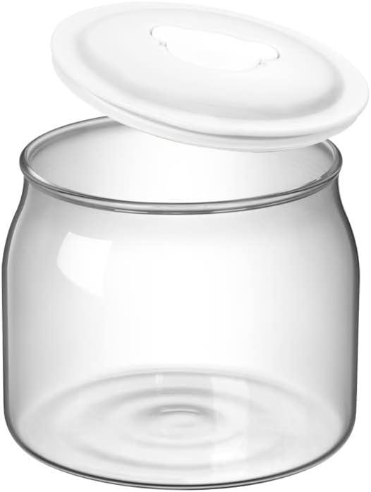 Bear Yogurt Maker Glass Jar with Lid 1QT for Yogurt Maker Machine/ C10T1 Yogurt Maker Replacement (33.8 Ounces)