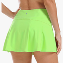 Stelle Women Tennis Skirt Golf Skorts Athletic High Waisted with Pockets Inner Shorts Sport Workout Pleated Pickleball, Size XS