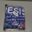 Floral Resist Not My President Anti-Trump Long Sleeve T-Shirt, Medium