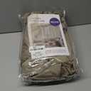 MIULEE 100% Blackout Linen Textured Curtains for Bedroom Solid Thermal Insulated Copper Brown Grommet Room Darkening Curtains & Drapes Luxury Decor for Living Room Nursery 52 x 90 Inch (2 Panels)