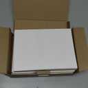 Blank Watercolor Cards with Envelopes 5x7" NOT FOLDED, 50 Packs Watercolor Postcards and Envelopes to Paint, 300GSM 100% Cotton Plain Watercolor Cardstock for Cards Making Christmas Invitation