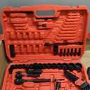 LLNDEI 160-Piece Mechanics Tool Set, Metric Socket Set 1/2 1/4 3/8 inch Drive Professional Tool Kit, CR-V Deep & Shallow Kit with Quick Release Ratchet