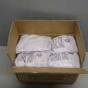 WELMATCH White Stretch Spandex Chair Covers - 12 pcs Wedding Party Dining Scuba Elastic Chair Covers (White, 12)