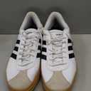 adidas Women's VL Court Bold, White/ Black/ Wonder Beige, 10