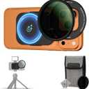 Upgraded 67mm ND Filter for iPhone 17, Magnetic Lens Filter Adapter with ND2-128 Variable ND Filter for iPhone 17 16 15 14 Pro Pro Max Plus, Phone Lens Filter Mount with 1/4-20" Screw & Cold Shoe