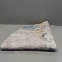 Lahome Modern Abstract Round Rug 3Ft, Blue Washable 3x3 Circle Rugs for Kitchen Entryway Soft Small Bedroom Mat Non Slip, Contemporary Indoor Floor Throw Carpet for Nursery Home Office