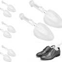 Shoe Tree for Men, 2 Pairs Adjustable Shoe Trees for Stretcher Length, Shape Holder