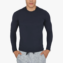 90 Degree By Reflex Men’s Dry Fit Soft Crew Neck Long Sleeve Shirt Fitted Top L