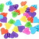 72Pcs Love Shape Colorful Bike Spoke Decorations, Colorful Bike Wheel Spokes Plastic Clip Bead, Kids Bike Accessories, Fun Gifts for Kids and AdultsSpokes and PartsBike Spoke Decorations