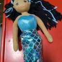 Linzy Toys,Aria Mermaid Doll, Soft Plush Mermaid, Blue, 18" Mermaid Toys for Little Girls, Sirenas para ninas, Sirenas Plush (89002)