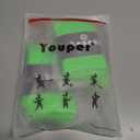 Youper Youth Baseball & Softball Socks Over The Calf Length (3 Pairs) (Green, S)