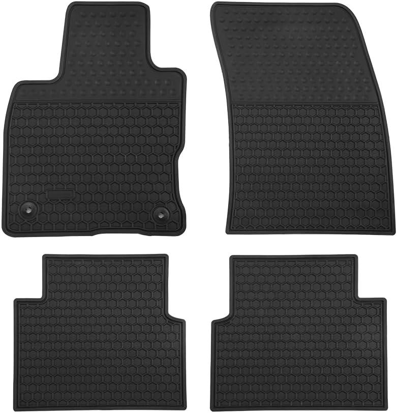 Car Floor Mats Custom Fit for Ford Escape 2020 2021 2022 2023 2024 2025 2026 Not for Hybrid Odorless Washable Heavy Duty Rubber (All Weather) Floor Liners Set Black