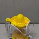 Proctor Silex Alex's Lemonade Stand Electric Citrus Juicer Machine, Large 34 oz. Pitcher, Pressure Activated, for Lemons, Limes and Oranges, 34 oz, Includes 2 Reamers & Recipe Book, Yellow (66341)