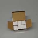 SHUWDKAR Flickering Light Bulbs, E12 LED Flickering Candelabra Flame Effect Light Bulbs, Candelabra LED Fire Effect E12 Flicker Flame Bulb for Decoration, 6 Pack