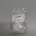 Geesatis Square Recessed Sliding Closet Door Finger Flush Pulls,Pocket Door Handles,Outter Diameter 1.6X1.6inch,Barn Door Handles,Drawer Pulls(White,2 Pack)