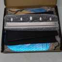 Pizza Peel Aluminum Pizza Spatula, Mooues 12 inch Metal Pizza Paddle(12"x 14")with Rocker Cutter Foldable Wood Handle, [Storage bag included], for Family Pizza Oven Baking Pizza, Dough, Bread & Pastry