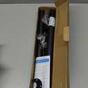 Supforce Closet Rods for Hanging Clothes, 17 to 54 Inches Stepless Adjustable Metal Closet Rod, 1.3 Inches Heavy Duty Clothes Hanging Rod for Closet Wardrobes Laundry RV, Black