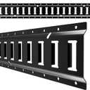 Digank E Track 4'（2 Pack） with Powder-Coated Steel Trailer Tie Down for Garages, Trucks, Pickups, and Vans, E-Track Rail Reliable Cargo Restraint (Screws Not Included)