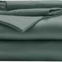 Miracle Made Cotton Bed Sheet - Sage Green, Queen - 4 Piece Silver Infused Sheet Set - 300 Thread Count - Thermoregulating Clean & Cool