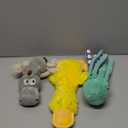 PetSpy Rope Donkey Octopus & Crinkle Duck Squeaky Plush Dog Chew Toy