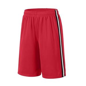 Somaibo Boys Athletic Shorts, Kids Basketball Quick Dry Mesh Short No Pocket for Youth Soccer Gym Red, Size 160