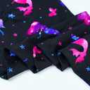 Slaixiu 4 Pack Leggings for Girls - Soft & Comfortable Ankle Length Printed Leggings for Kids (3T to 12 Years)