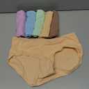 INNERSY Womens Underwear Cotton Hipster Panties Regular & Plus Size 6-Pack, XS
