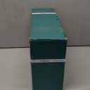 Ceramic Fruit Bowl for Kitchen Counter - 3 Tier Fruit Basket with Metal Stand, Tiered Fruit Stand for Countertop, Snack, Nuts, Cake, Dessert, Cute (Silver-rimmed, Small)