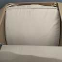 AAAAAcessories Outdoor Seat Cushions for Chairs, Fade-Resistant, Waterproof Patio Furniture Replacement Cushions, 21" x 21" x 3" + 21" x 17", Beige