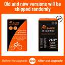 YUNSCM 2-PCS 27.5 Heavy Duty Bike Tubes 27.5x1.75/2.40 Inner Tubes 45/62-584 Compatible with 27.5 x 1.75/1.95/2.10/2.125/2.20/2.25/2.30/2.35/2.40 Mountain Bike Bicycle Tubes FV48mm Presta Valve