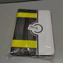 Collectible Trading Card Binder, 400 Pockets Card Holder with 50 Removable Sleeves, Portable Collection Binder Album Book Case Storage, Zipper Card Protective Sleeves for TCG, Sports Card (Advanced Black)