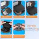 Cute Cover for Powerbeats Fit Case 2025, 3D Cartoon Funny Design | Shock Resistant | Full Protection Soft Silicone Case Compatible with Beats Powerbeats Fit Earbuds Accessories with Keychain, Black