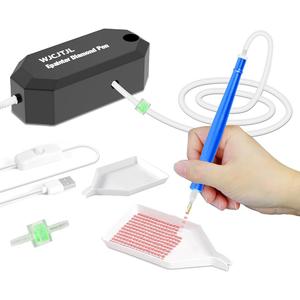WJCJTJL Diamond Art Painting Pen Kit for Adults, Epainter Vacuum Diamond Art Painting Pen with Storage Tray, Accessories Tool for Setting AB Stones Without Wax, Quiet and Long-Lasting(Black)
