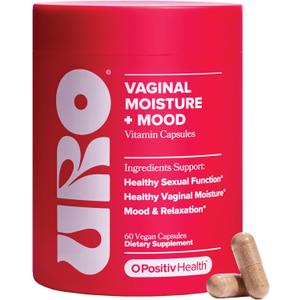 URO Vaginal Moisture & Mood with KSM-66® Ashwagandha – 30-Day Supply
Supports Vaginal Moisture, Mood & Relaxation with Gingko Biloba, Mucuna Pruriens & GABA