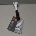 719812011462 OXO Dish Brush: Nylon Kitchen Scrubber, Reusable Cleaning Tool, White, 11" Height